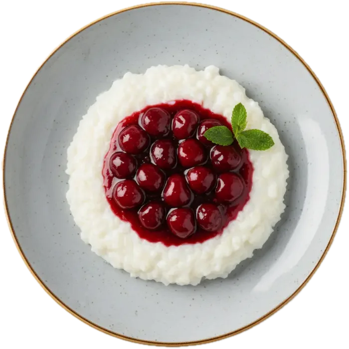 Milchreis mit Weichseln