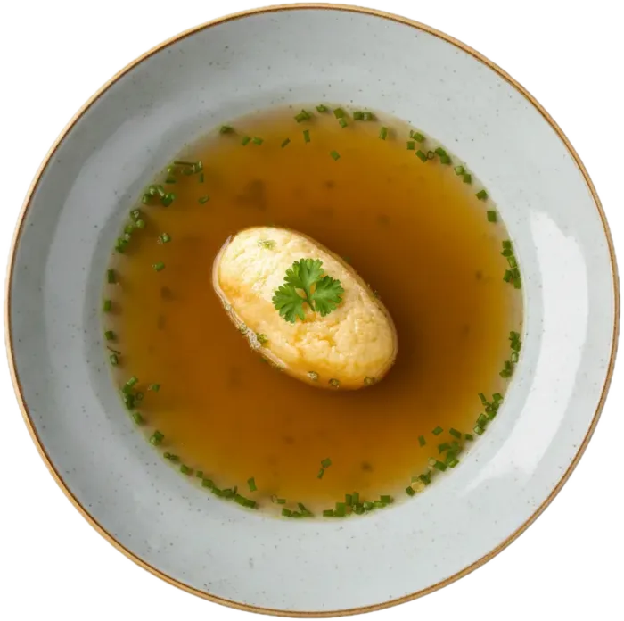 Rindsuppe mit Grießnockerl