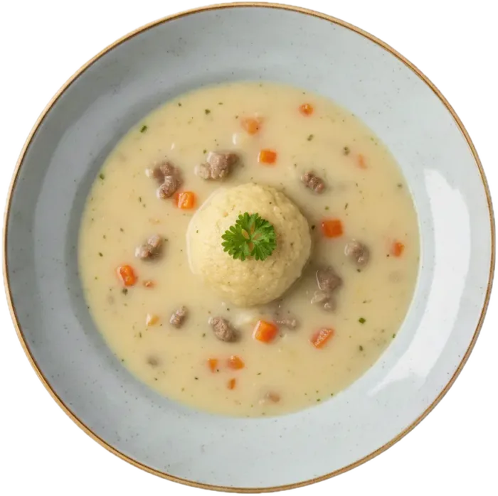 Kalbscremesuppe