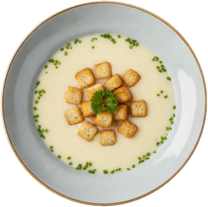 Knoblauchrahmsuppe