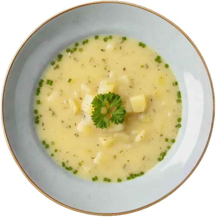 Erdäpfelrahmsuppe