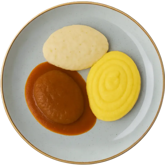 Püriertes Rindergulasch