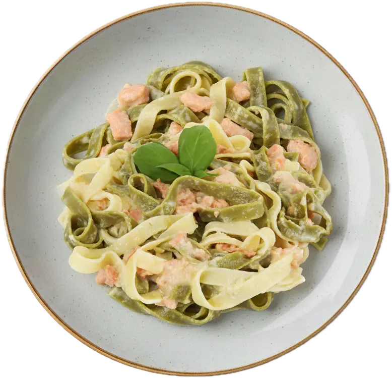 Tagliatelle mit Lachsoberssauce