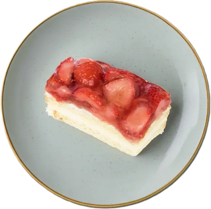 Erdbeerfruchtschnitte