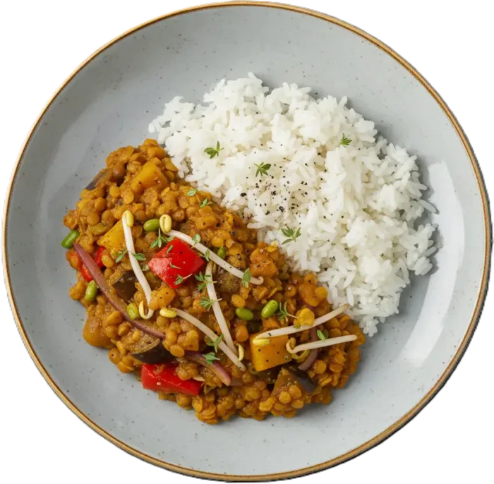 Rote Linsen-Curry
