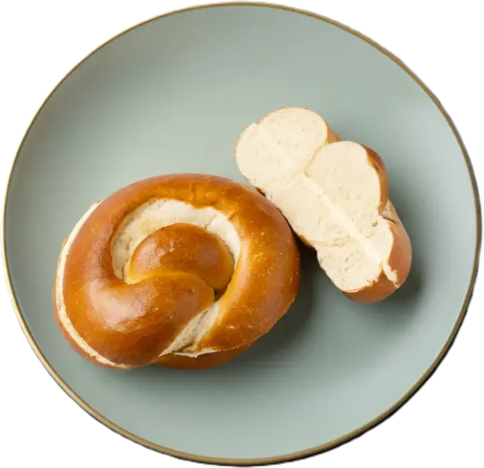 Laugenbrezel mit Butter