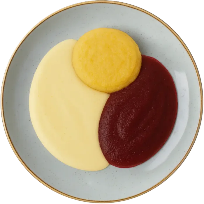 Pürierte Apfel-Topfen-Taler