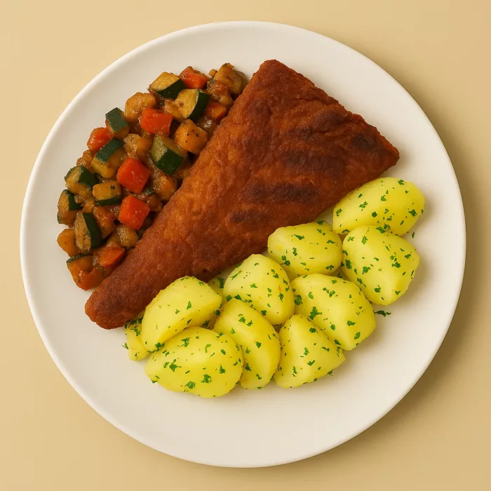 Seehechtfilet "Serbische Art"