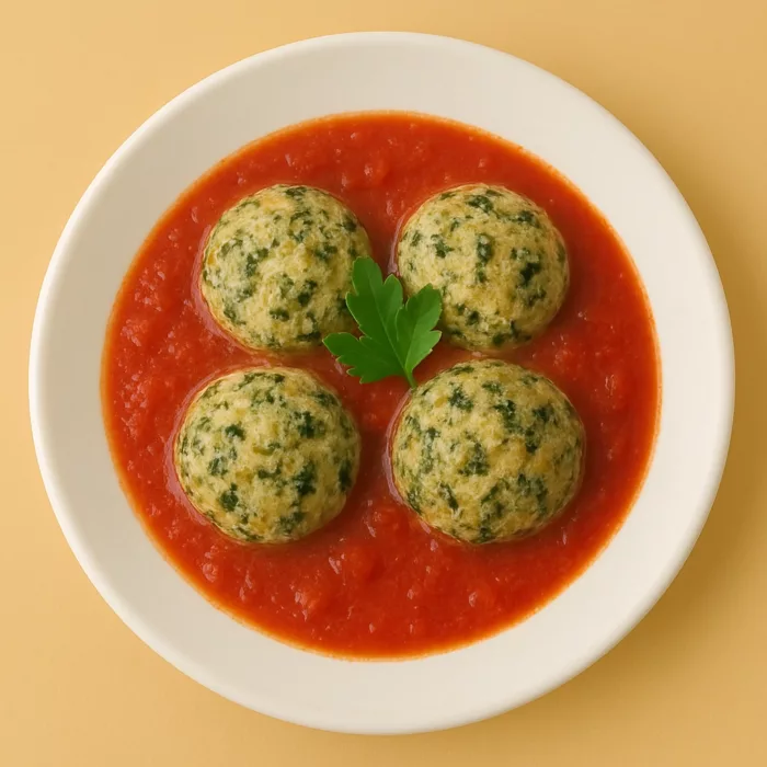 Spinat-Käse-Knödel