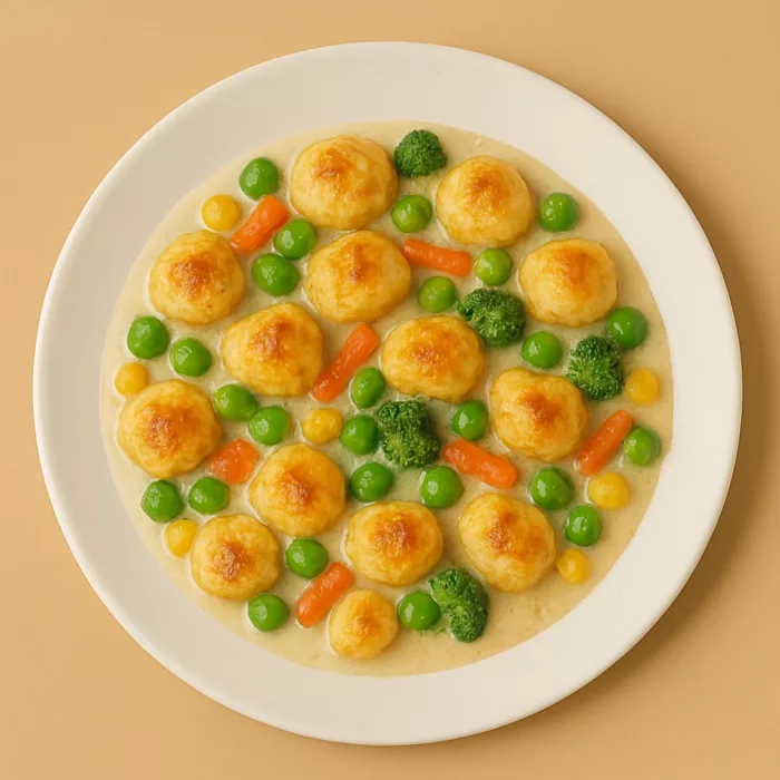 Polenta-Gnocci à la Primavera