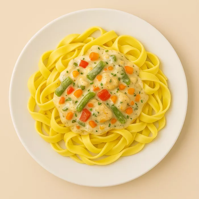 Tagliatelle mit Spargelragout