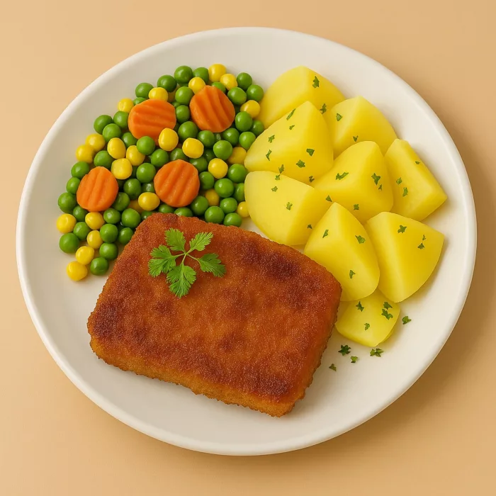 Gebackener Leberkäse