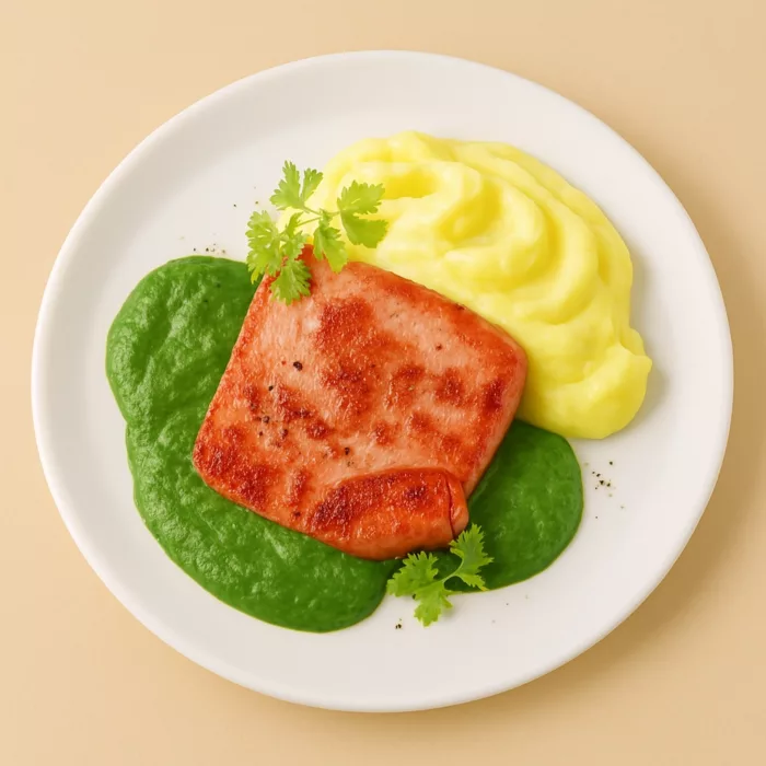 Gebratener Leberkäse