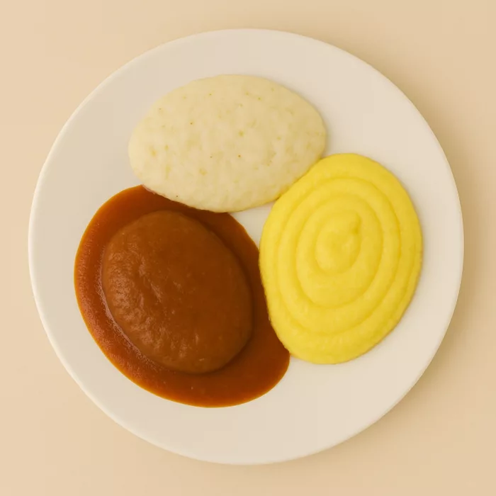 Püriertes Rindergulasch
