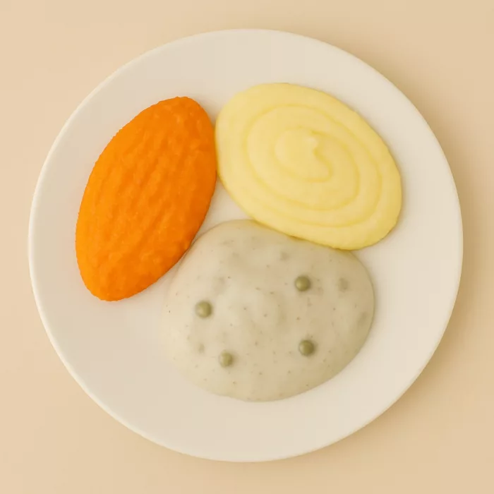 Püriertes à la Königsberger Klopse