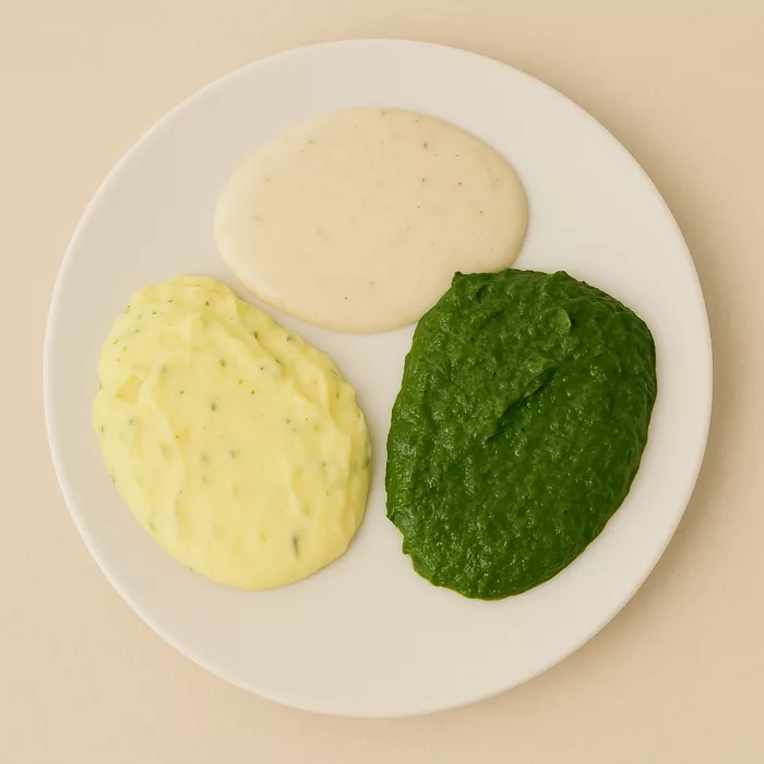 Püriertes Alaska-Seelachsfilet