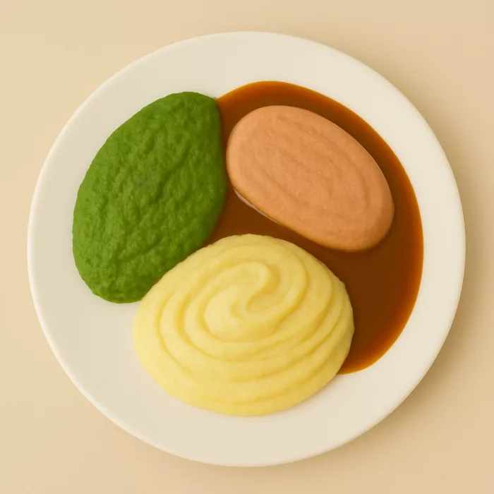 Passiertes Schweinefleisch „Kasseler Art“
