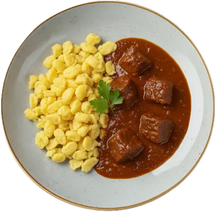 Hausgemachtes Rindsgulasch