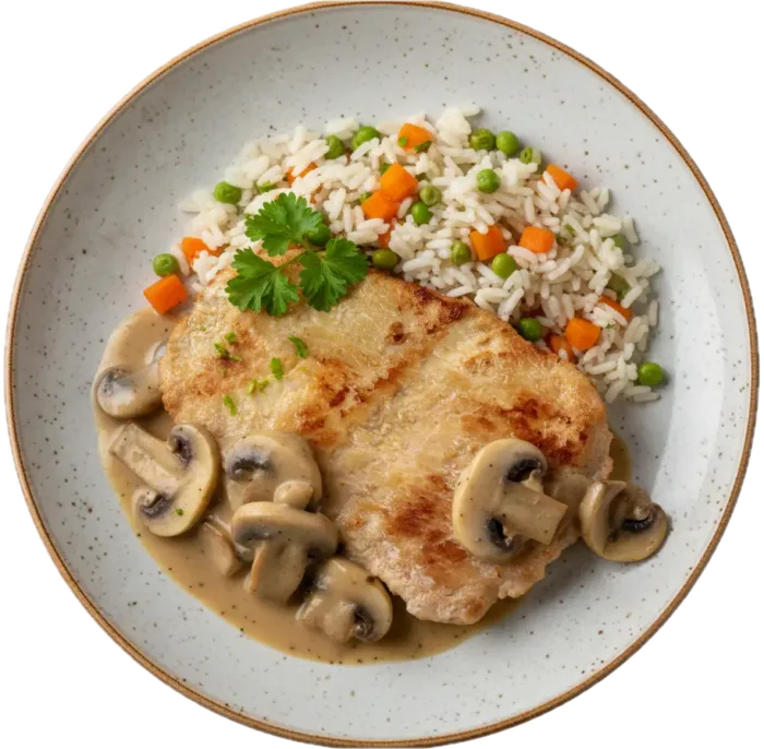 Champignonschnitzel