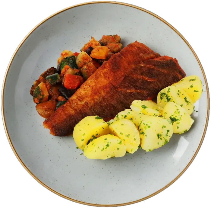 Seehechtfilet "Serbische Art"