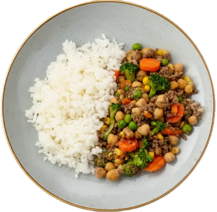 Bunte Rindfleischpfanne