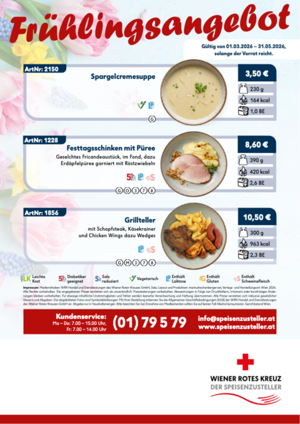 Quartalsangebot Frühling 2026