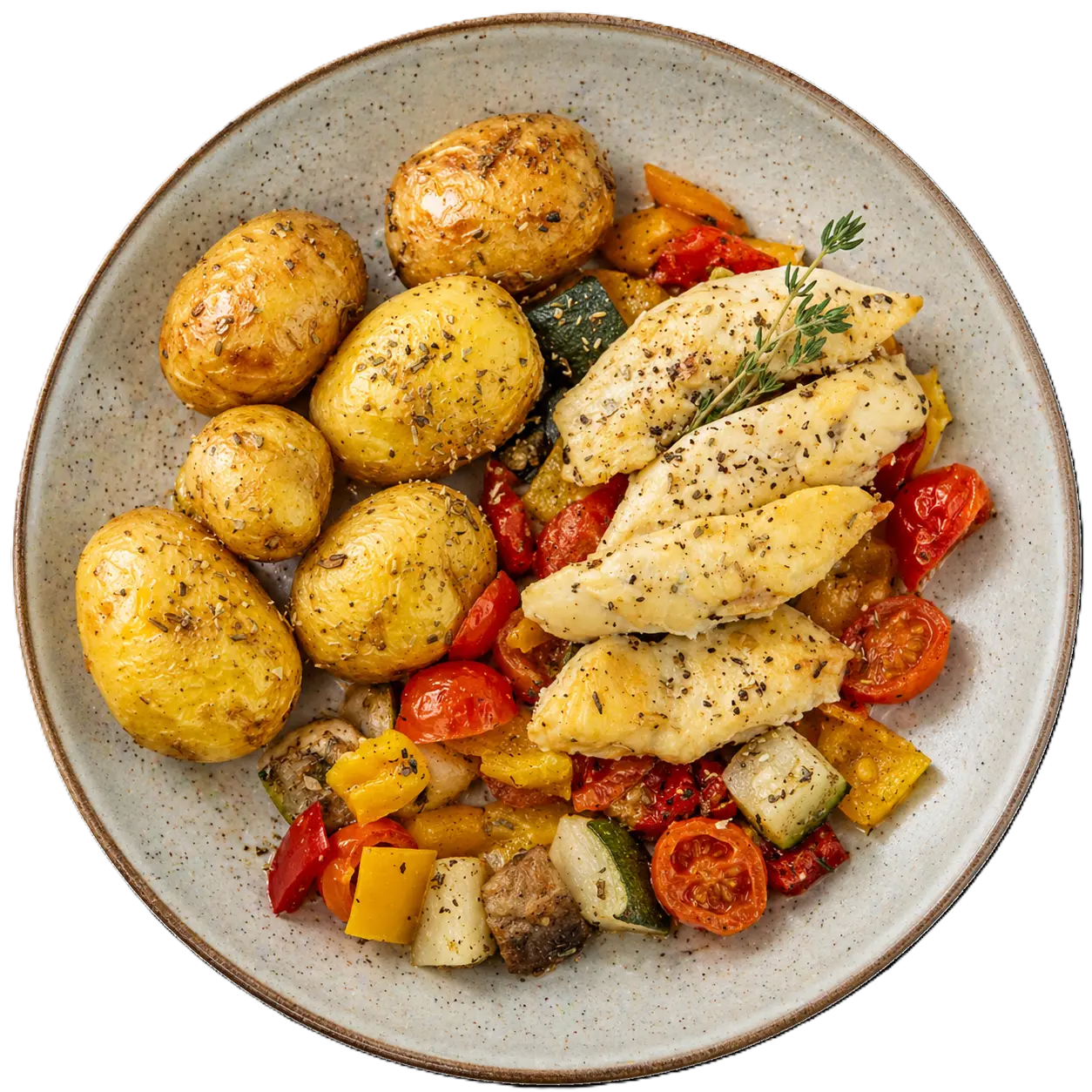 Hühnerfilet mit Grillgemüse