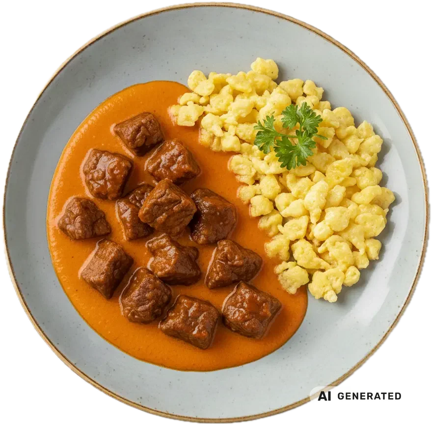 Kalbsrahmgulasch – KI-generiert