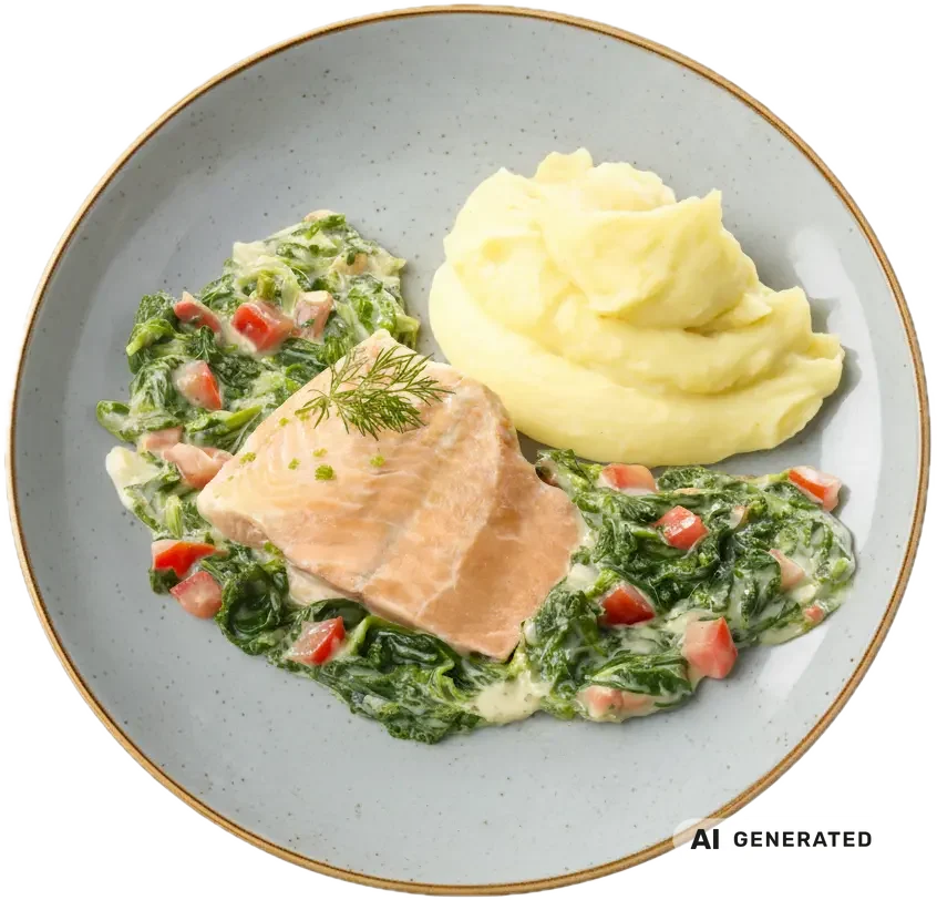 Feines Wildlachsfilet – KI-generiert