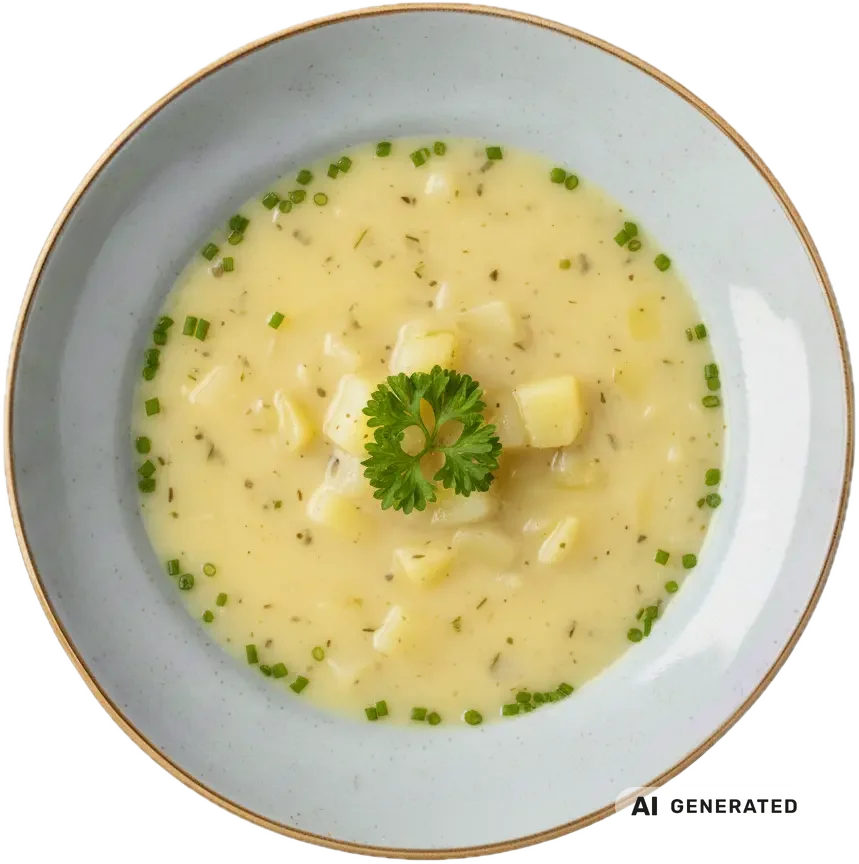 Erdäpfelrahmsuppe – KI-generiert