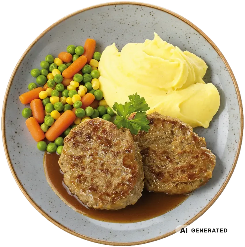 Feines Kalbsbutterschnitzerl – KI-generiert