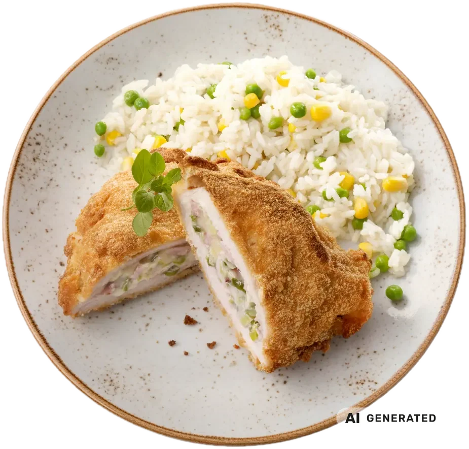 Cordon bleu "Waldviertler Art" – KI-generiert