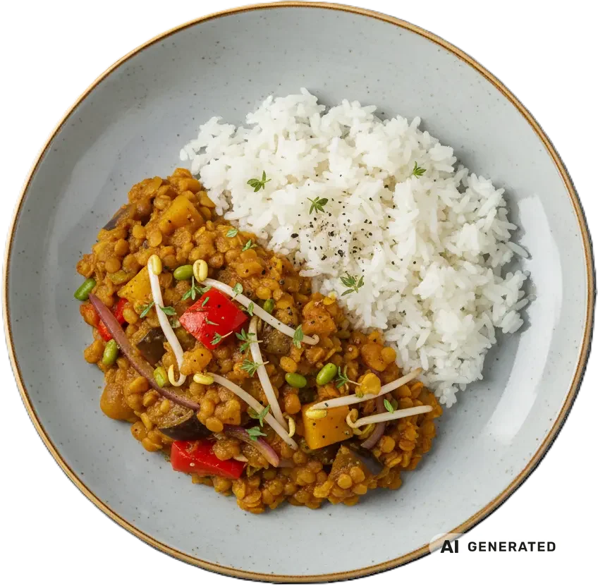 Rote Linsen-Curry – KI-generiert