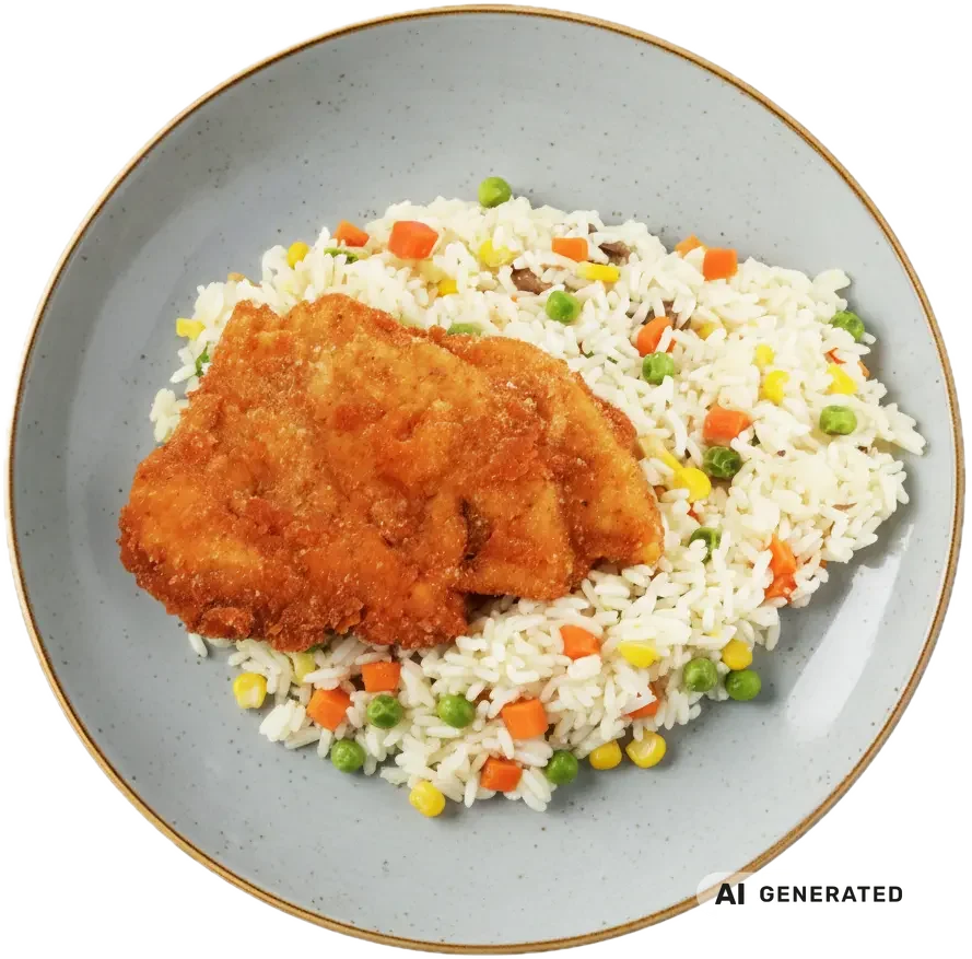 Paniertes Hühnerbrustfilet – KI-generiert