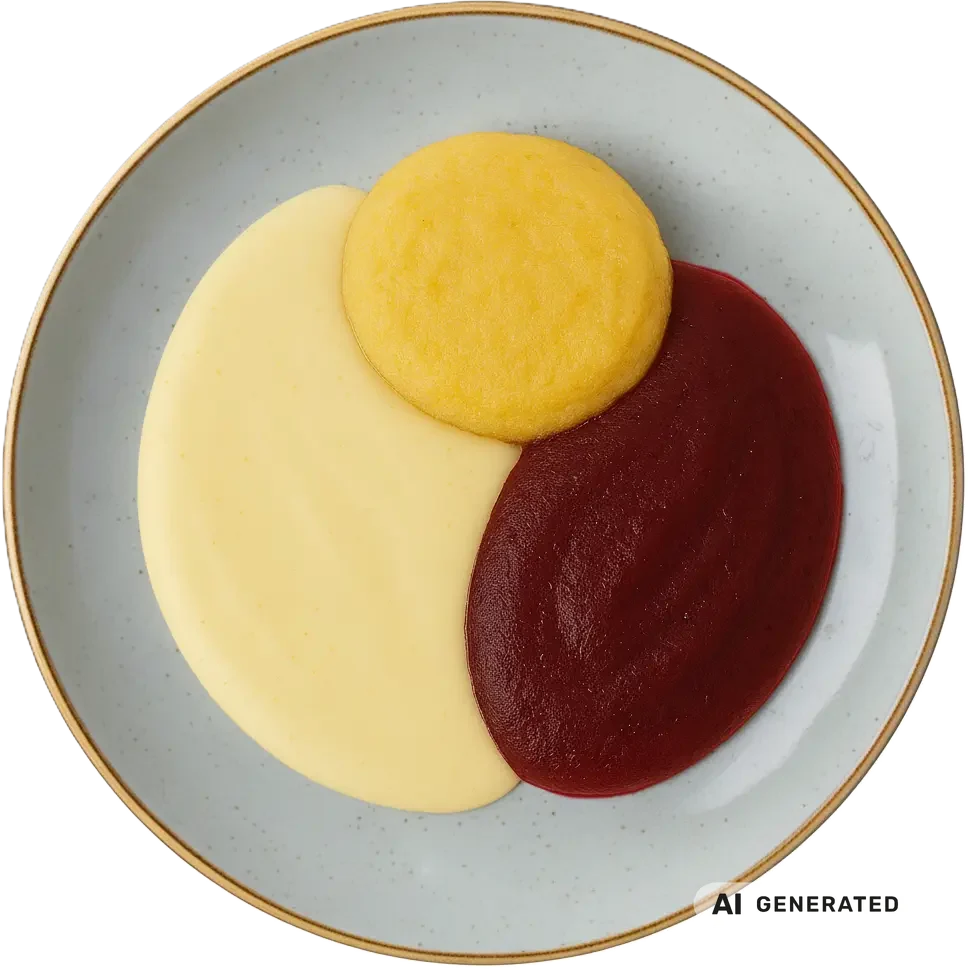 Apfel-Quark-Taler – KI-generiert