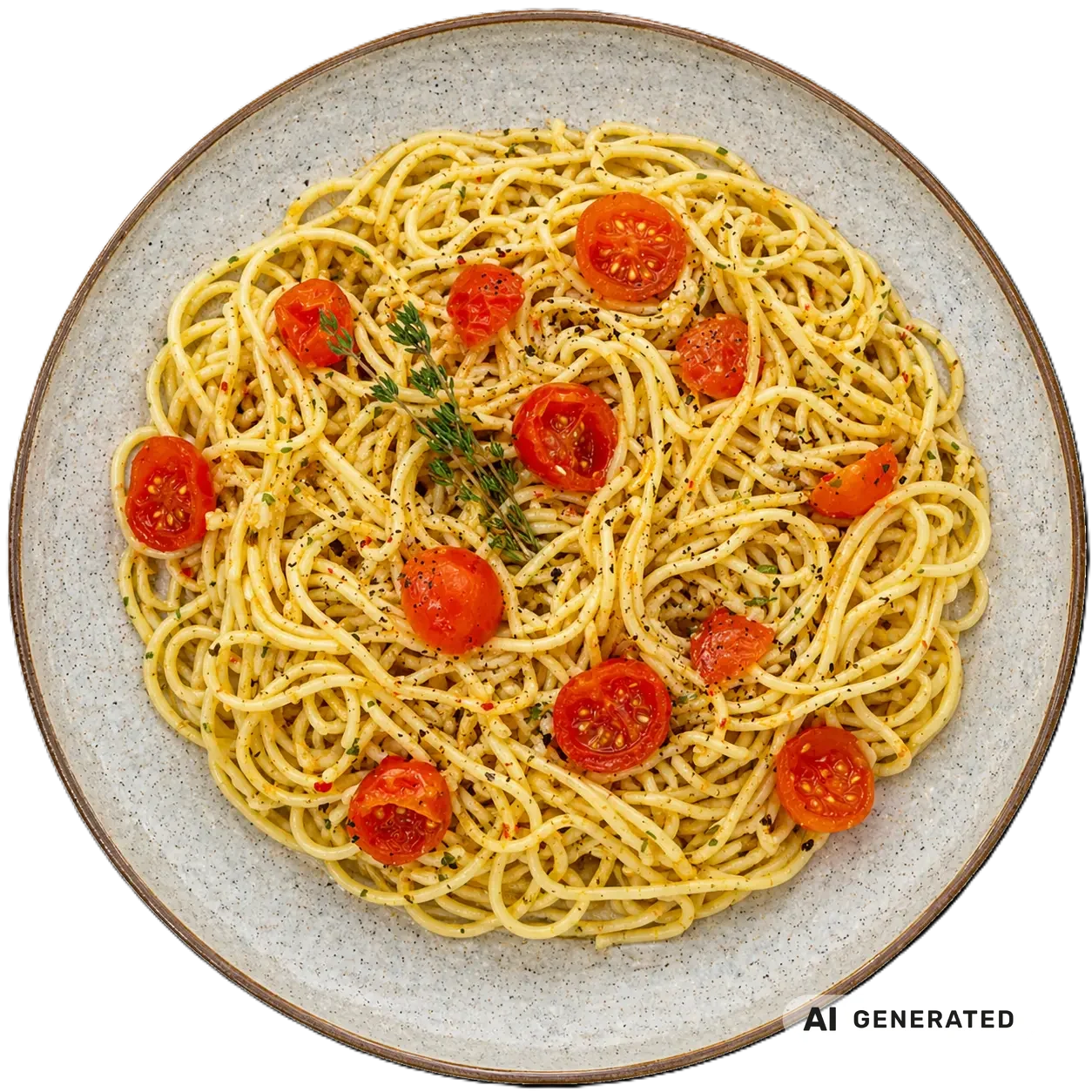 Spaghetti aglio e olio – KI-generiert